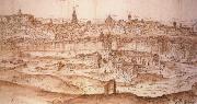 Anton van den Wyngaerde View of Toledo oil painting on canvas
